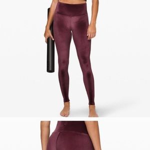 Lululemon Wunder Under Tight 28” velvet 10